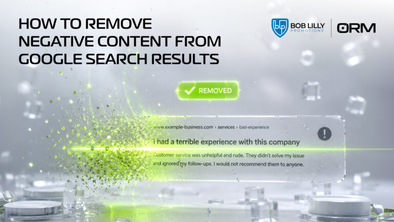 How to Remove Negative Content from Google Search Results